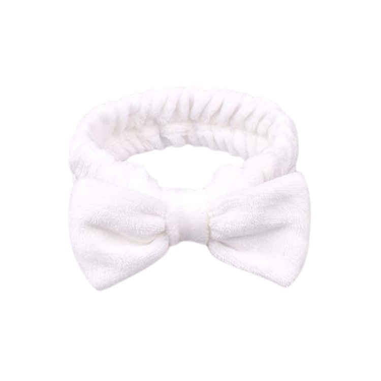 White Bow Headband  
